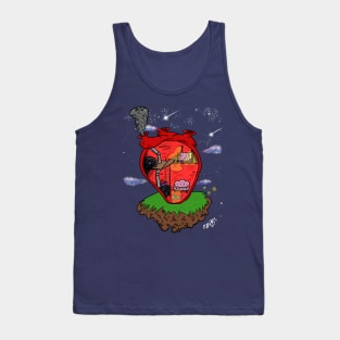 Dark Chest Within My Heart Home Tank Top